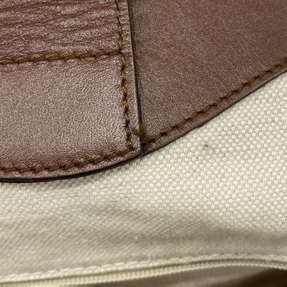 Gucci Handbag 211944 Canvas Brown Beige Champagne Women's - Picture 8 of 14